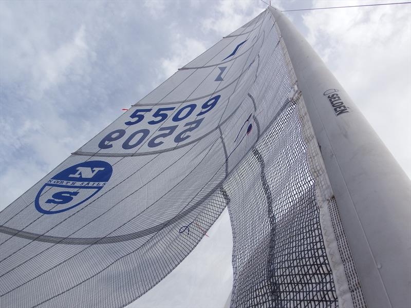 A North Sails SK2 mainsail is the first prize at the End of Season draw photo copyright Will Loy taken at Oxford Sailing Club and featuring the Solo class