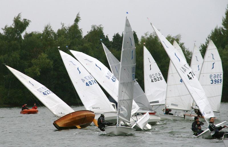 Solo open at Papercourt sponsored by Guildford Marine photo copyright David Mayne taken at Papercourt Sailing Club and featuring the Solo class