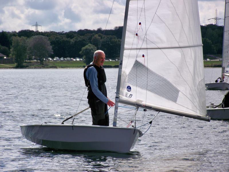 Tony Thresher swapped out his wooden Solo for a Winder - Gill Solo Inland Championship at Grafham - photo © Will Loy