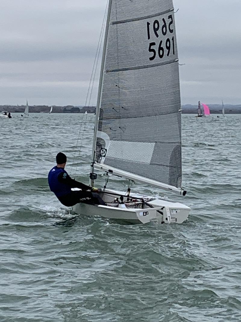 Hayling Island SC Winter Series photo copyright Mike Lennon taken at Hayling Island Sailing Club and featuring the Solo class