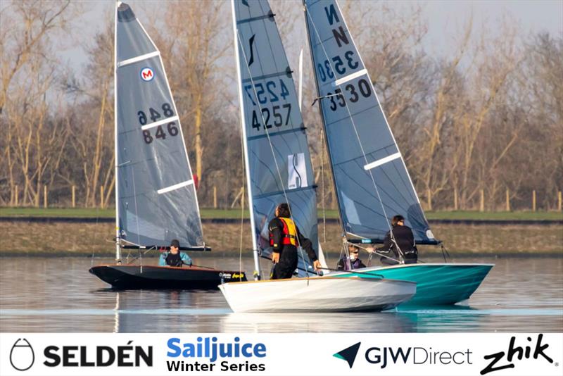 Ben McGrane in his Solo during the GJW Direct Bloody Mary 2025 photo copyright Tim Olin / www.olinphoto.co.uk taken at Queen Mary Sailing Club and featuring the Solo class