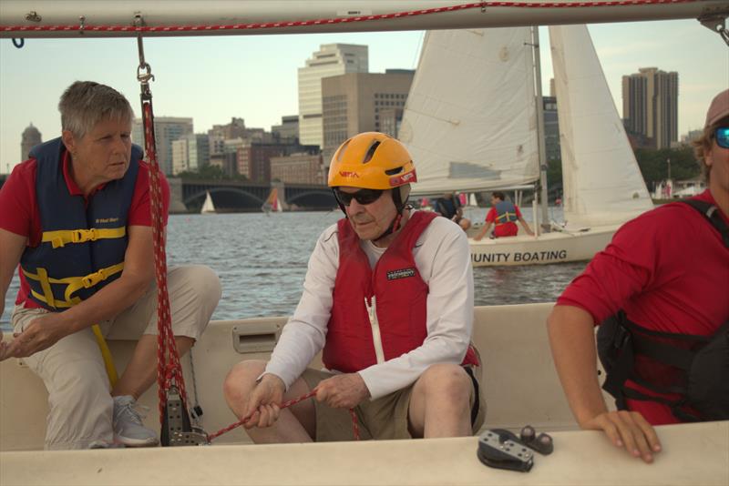 Racecourse action at Community Boating Inc.'s annual Boston Blind Open Regatta - photo © Community Boating, Inc.