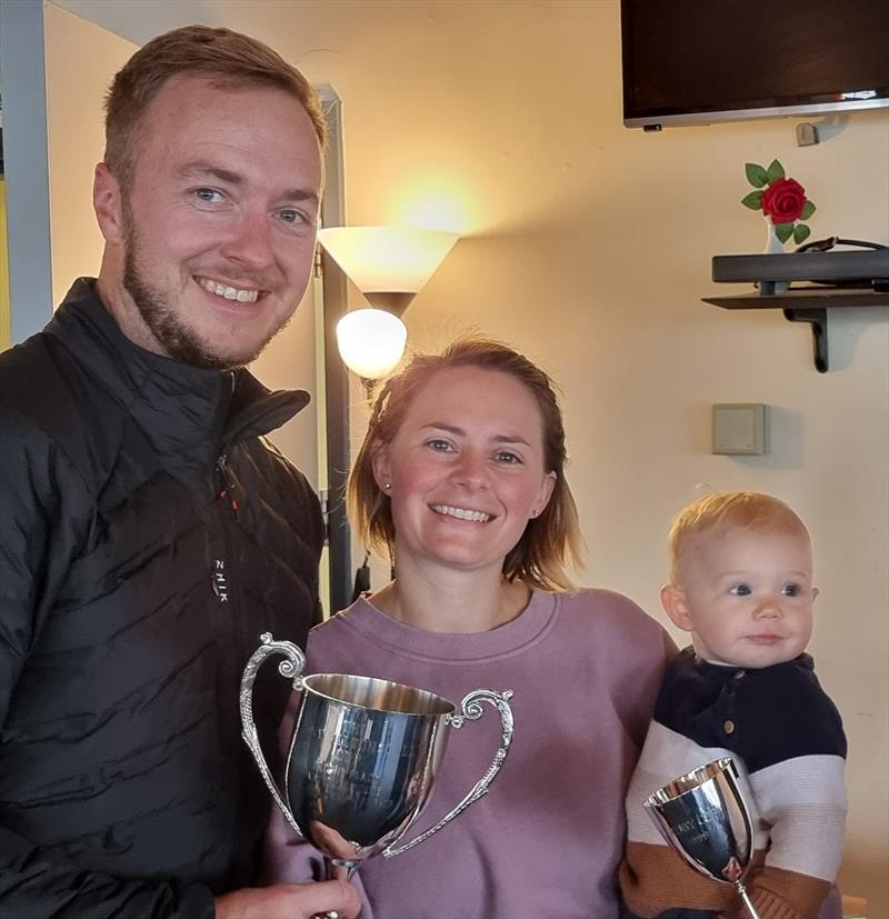 Dan and Hattie Henderson finish 2nd in the 2024 Squib Inlands at Rutland photo copyright Alex Porteous taken at Rutland Sailing Club and featuring the Squib class