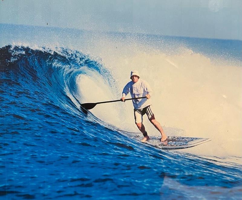 In his element - Graeme Woodroffe - photo © Woodroffe Archive