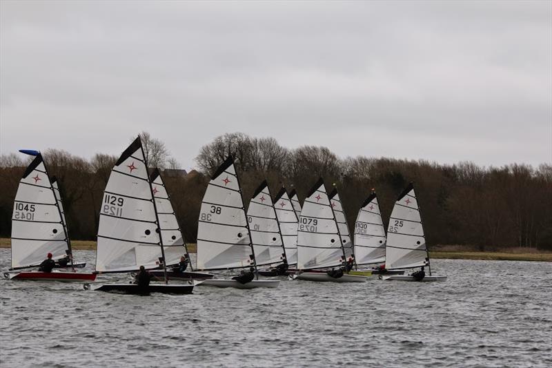 Upwind during the Supernova open at Haversham photo copyright Carolyn Hand taken at Haversham Sailing Club and featuring the Supernova class