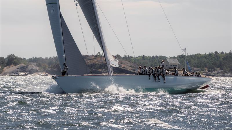 Spirit Superyachts Go Head to Head in Historic Match Race photo copyright Luke Dorey taken at Royal Swedish Yacht Club and featuring the Superyacht class