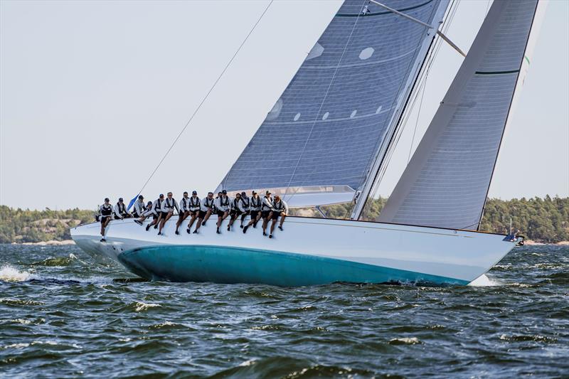 Spirit Superyachts Go Head to Head in Historic Match Race photo copyright Luke Dorey taken at Royal Swedish Yacht Club and featuring the Superyacht class