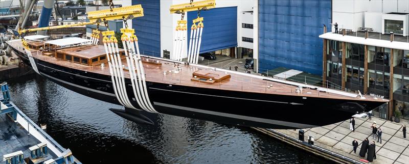 Aquarius is launched - photo © Royal Huisman