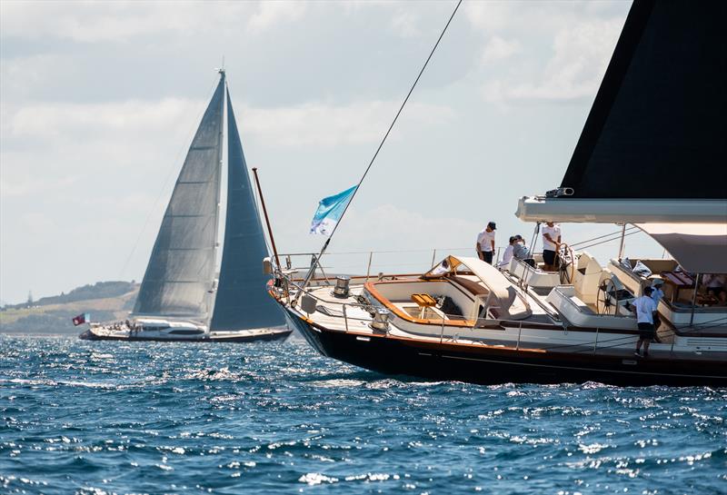 Millenium Cup Regatta 2024 photo copyright Jeff Brown taken at Royal New Zealand Yacht Squadron and featuring the Superyacht class