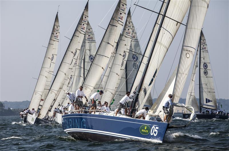 Royal Canadian YC (CAN) earning one of their two wins on day 2 of the New York Yacht Club Invitational Cup presented by Rolex photo copyright Daniel Forster / Rolex taken at New York Yacht Club and featuring the Swan 42 class