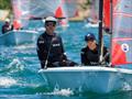 Skipper of Supermaxi 'Black Jack' Mark Bradford with his wife Casandra, showing focus between races during the 48th Australian Tasar Championship at Toronto, Lake Macquarie, NSW © Robert Owe-Young