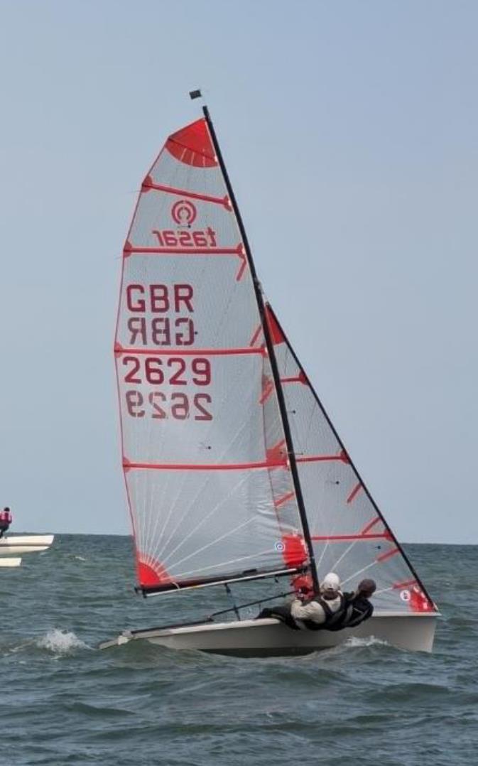 Rick & Sarah Perkins – Whitstable Week winner 2024 photo copyright Steve Gray taken at Whitstable Yacht Club and featuring the Tasar class