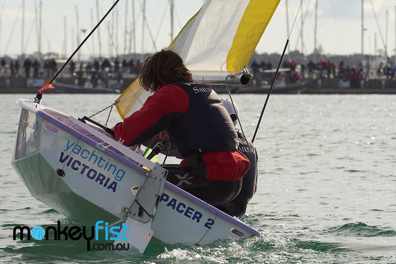 The Friends School from Hobart sits on top of the table after day two - 2018 Australian Schools Team Sailing Championships - photo © Jennifer Medd