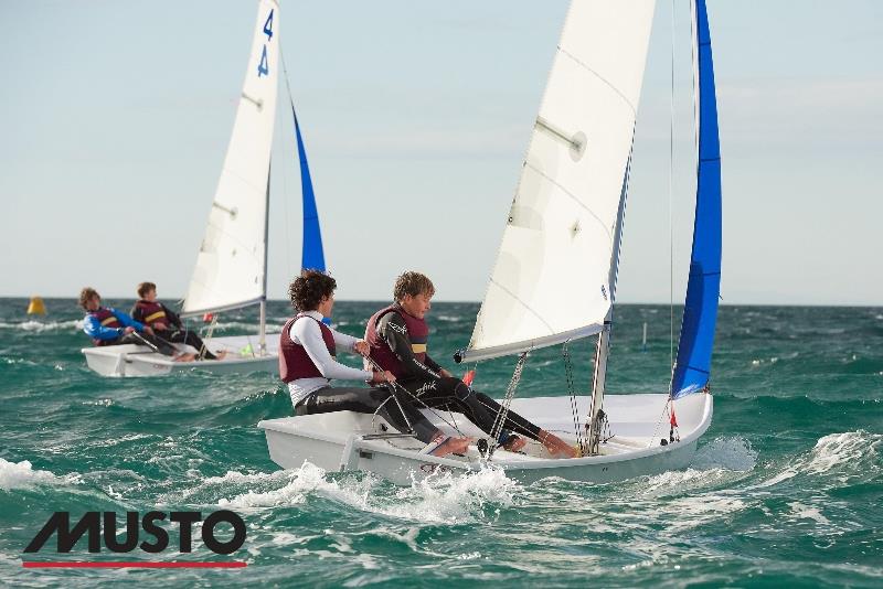 The waters off Blairgowrie provided some chop in the northerly breeze - photo © Jennifer Medd