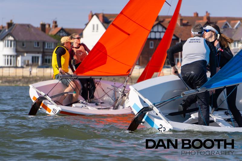 75th Anniversary Wilson Trophy photo copyright Dan Booth Photography taken at West Kirby Sailing Club and featuring the Team Racing class