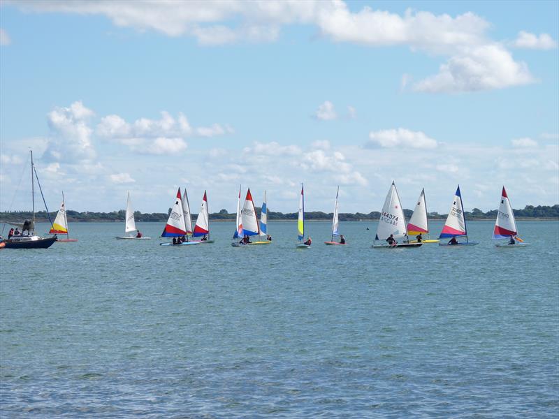 Sailing at Tudor Sailing Club photo copyright Hannah Barnes taken at Tudor Sailing Club and featuring the Topper class