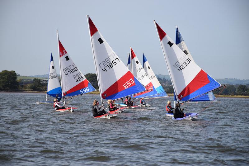 Topper open meeting at Starcross photo copyright Peter Solly taken at Starcross Yacht Club and featuring the Topper class