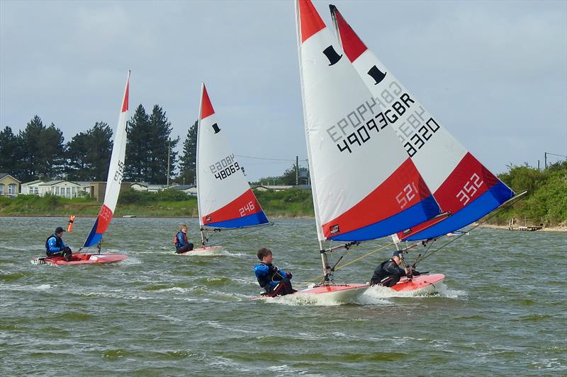 Fast and Furious during the Topper Eastern Area Championships at Snettisham Beach photo copyright Lizzie Hole taken at Snettisham Beach Sailing Club and featuring the Topper class