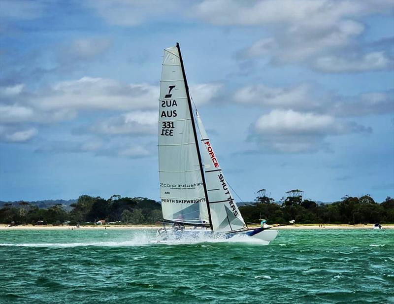 Blasting away in the Tornado - photo © Capel Sound Invitational