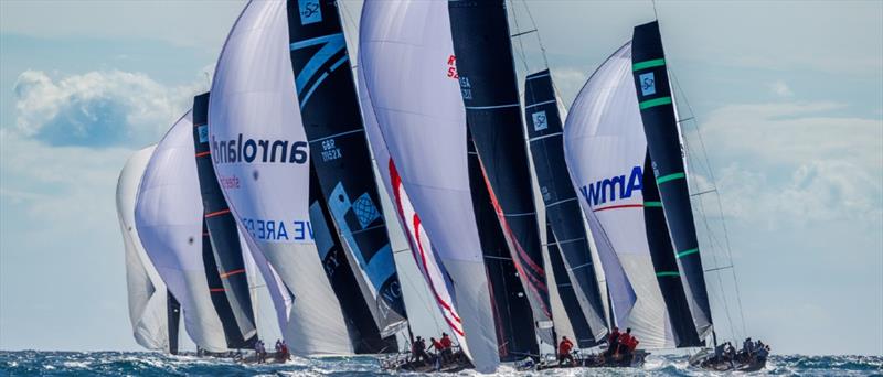 52 SUPER SERIES Puerto Portals Sailing Week Day 4 photo copyright Nico Martinez / 52 Super Series taken at  and featuring the TP52 class