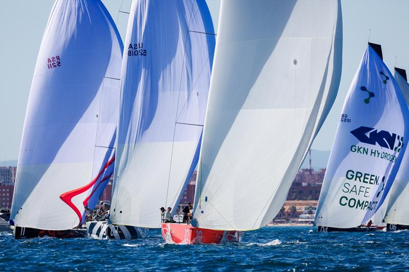 Valencia 52 Super Series Royal Cup Day 4 photo copyright Nico Martinez / 52 Super Series taken at Real Club Nautico Valencia and featuring the TP52 class