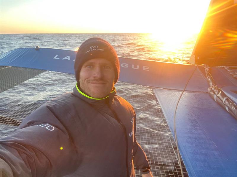 François Gabart on SVR Lazartigue during the Route du Rhum - Destination Guadeloupe - photo © François Gabart / SVR Lazartigue