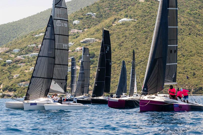 The BVI Spring Regatta & Sailing Festival attracts a diverse fleet photo copyright Alex Turnbull / BVISR taken at Royal BVI Yacht Club and featuring the Trimaran class