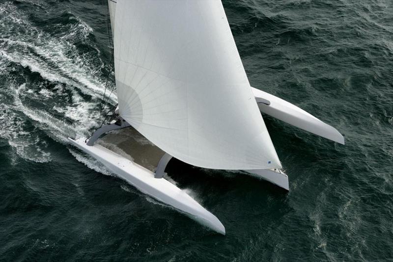 Jacopo Bracco's custom-built 53-foot trimaran Finn (USA) - photo © Finn