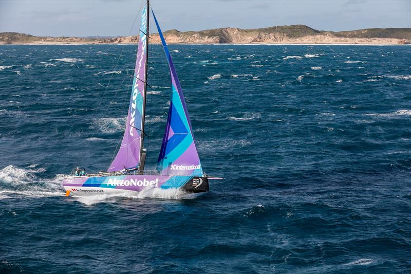 AkzoNobel, Leg 4, Melbourne to Hong Kong, start photo copyright Ainhoa Sanchez / Volvo Ocean Race taken at Royal Melbourne Yacht Squadron and featuring the Volvo One-Design class