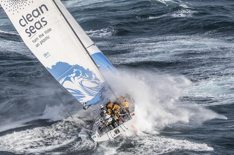 The Turn the Tide on Plastic team competing in The Ocean Race in January 2018 - photo © Ainhoa Sanchez / Volvo AB