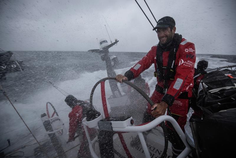 Bernardo Freitas - The Ocean Race Europe. Leg 1 from Lorient, France, to Cascais, Portugal. On Board Mirpuri Foundation Racing Team photo copyright Martin Keruzoré taken at  and featuring the Volvo One-Design class