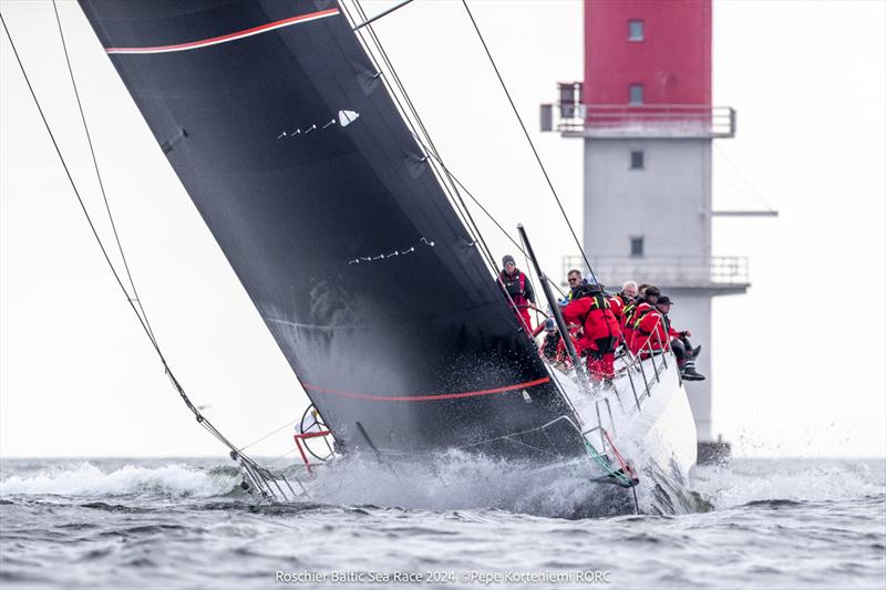 RORC has announced that the Volvo 70 Tschüss 2 is the overall winner of the 2024 Roschier Baltic Sea Race photo copyright Pepe Korteniemi / www.photex.fi taken at Royal Ocean Racing Club and featuring the Volvo 70 class