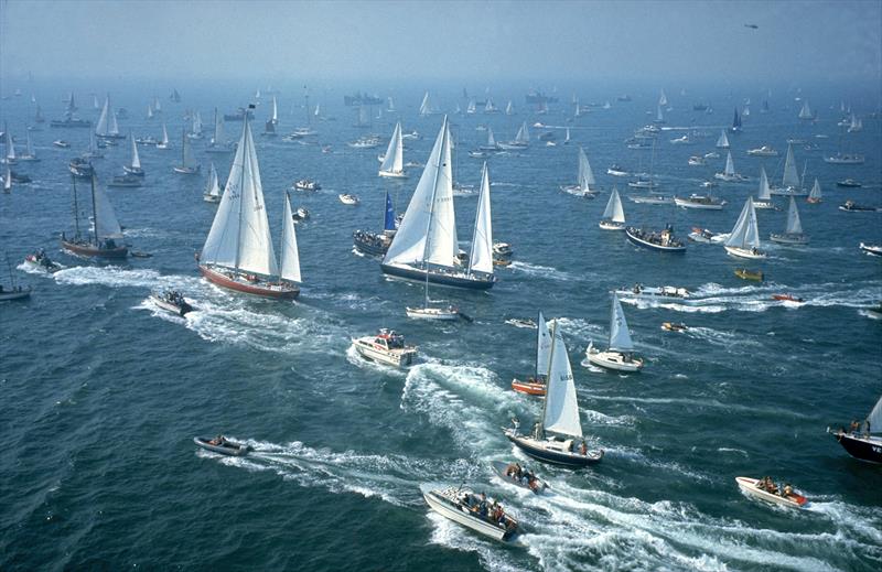 1973/74 Whitbread Round the World Yacht Race Start in Portsmouth, UK photo copyright Bob Fisher / PPL taken at  and featuring the Volvo One-Design class