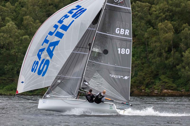 Jono Shelley and Graham Priestley, second - 62nd Lord Birkett Memorial Trophy photo copyright Tim Olin / www.olinphoto.co.uk taken at Ullswater Yacht Club and featuring the VX One class