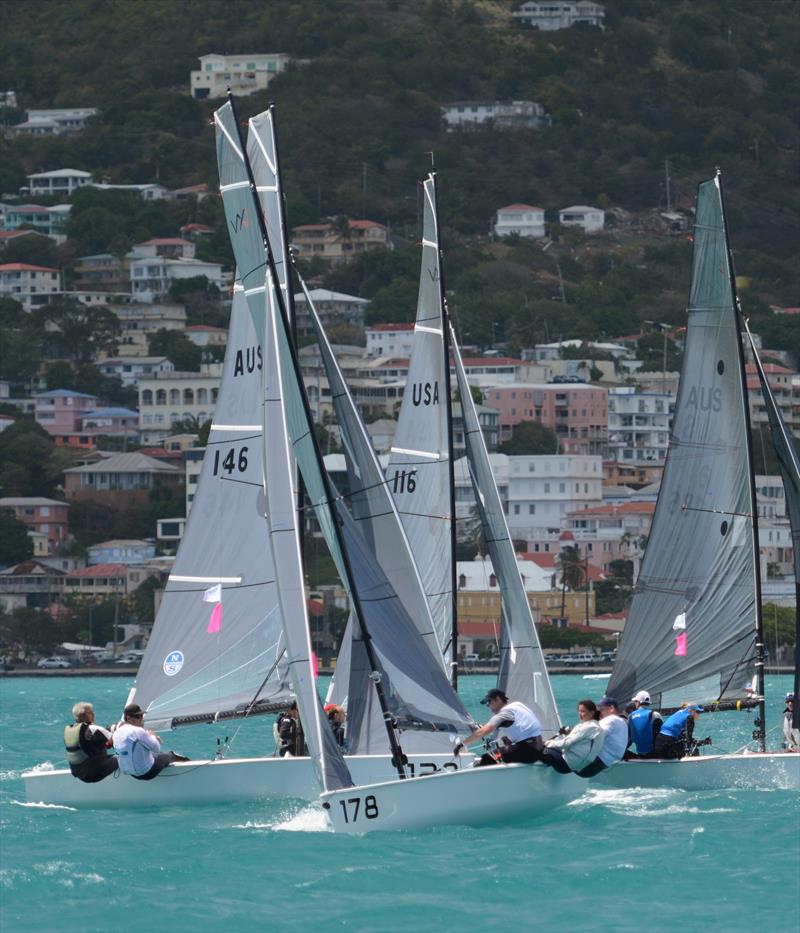 The USVI's Tim Pitts, Hull 178, wins the VX One Class at STIR 2016 photo copyright Dean Barnes / STIR taken at St. Thomas Yacht Club and featuring the VX One class