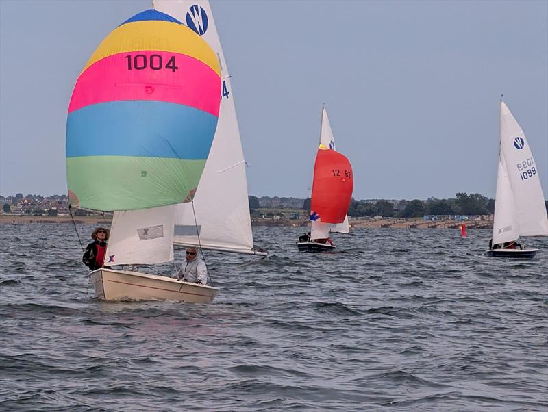 Wanderer Open at Whitstable Race 2, W1004 in the lead with W1282 and W1009 in pursuit - photo © Sam Turner