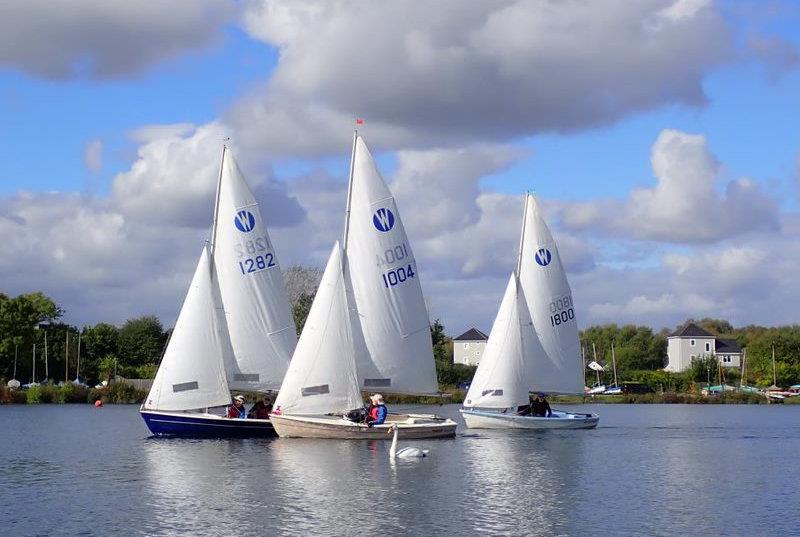 Wanderer Nationals at Cotswold SC photo copyright Peter Moreland taken at Cotswold Sailing Club and featuring the Wanderer class