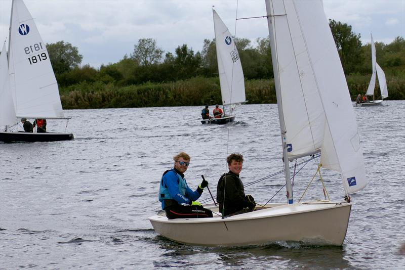 Hugo Hanson and Sam Harper - Wanderer Nationals at Cotswold SC photo copyright Neil Delmas taken at Cotswold Sailing Club and featuring the Wanderer class