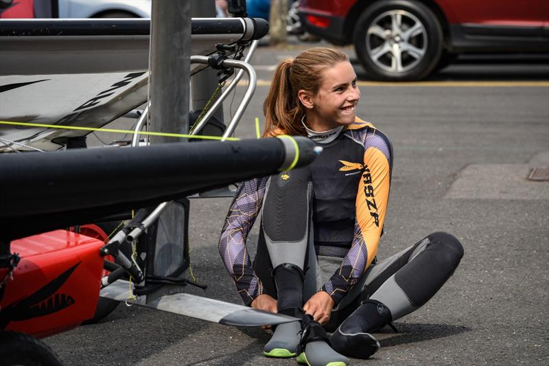 The Foil for Life Challenge by Lemer Pax sets off from Lymington - photo © James Tomlinson