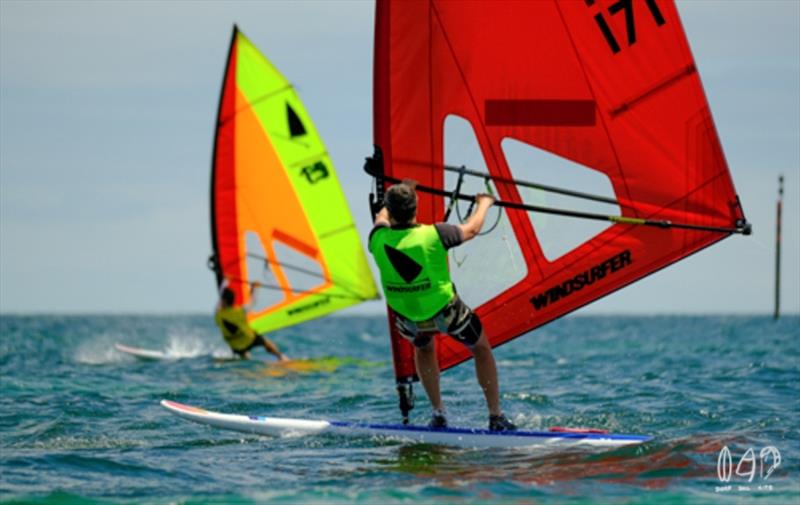 2020 Windsurfer Australian Championship day 4 photo copyright Mitch Pearson / Surf Sail Kite taken at Brighton & Seacliff Yacht Club and featuring the Windsurfing class