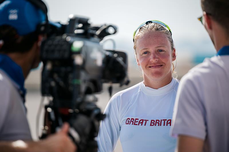 Olympic Sailing 2024: Women's windsurfing topped by Great Britain's Emma Wilson - photo © World Sailing / Jean-Louis Carli