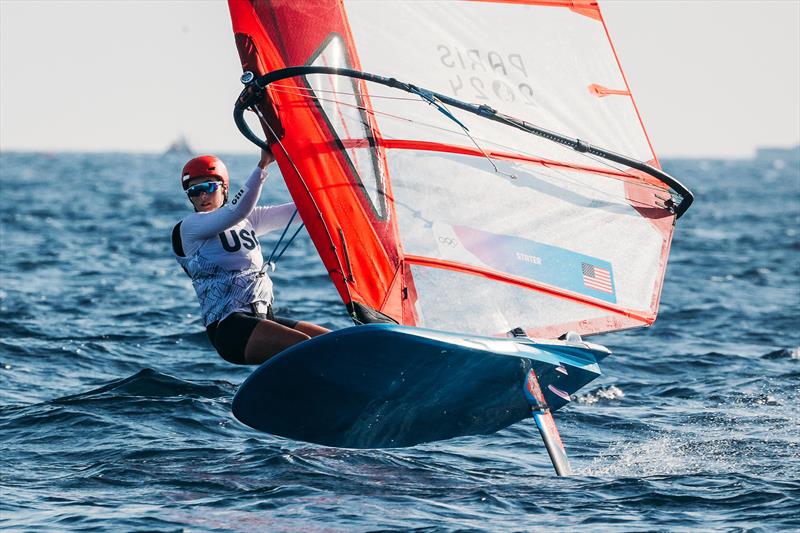 Dominique Stater (Miami, FL) competes in the Women's Windsurfing competition - photo © Sailing Energy / US Sailing Team