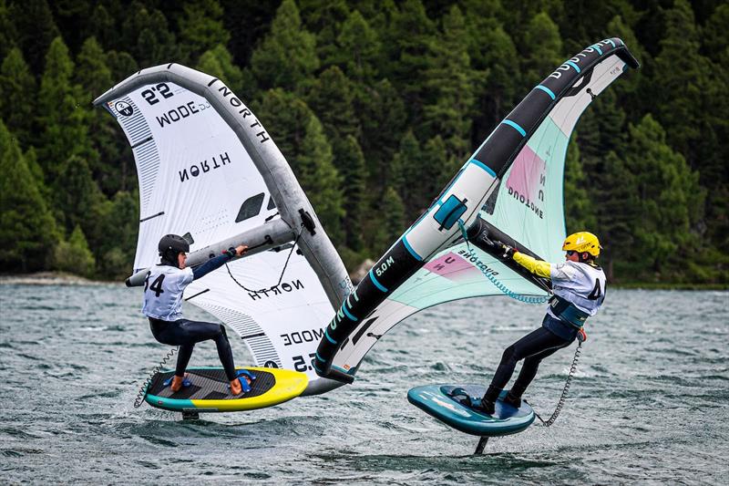 Left or right? Which shift are you going to take? - 2024 Formula Wing European Championships photo copyright IWSA media/Sailing Energy taken at  and featuring the Wing Foil class