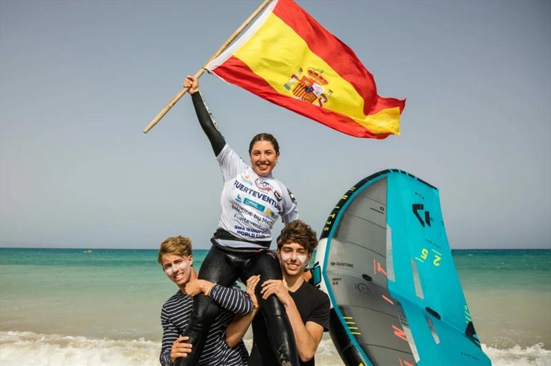 Nia Suardiaz - 2024 GWA Wingfoil World Cup Fuerteventura day 3 photo copyright Svetlana Romantsova taken at  and featuring the Wing Foil class