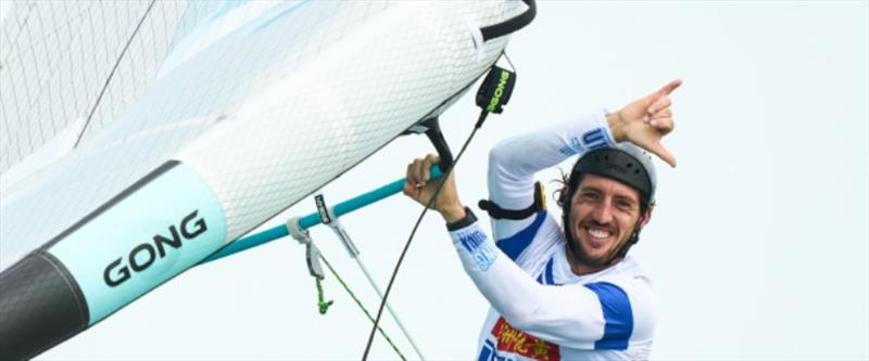 Bastien Escoffet clocked up 33 knots, fastest of the day - 2024 WingFoil Racing World Cup China, Day 1 - photo © IWSA media / Robert Hajduk