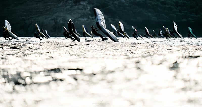 All wingfoilers sails the long-distance races in one fleets - 2024 Wingfoil Racing World Cup - photo © IWSA media / Robert Hajduk