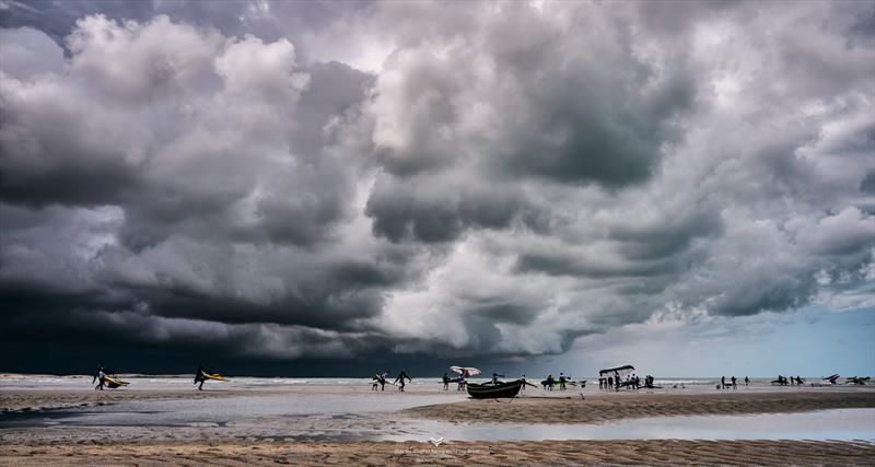 A storm is brewing - 2024 WingFoil Racing World Cup Brazil day 2 - photo © IWSA media / Robert Hajduk