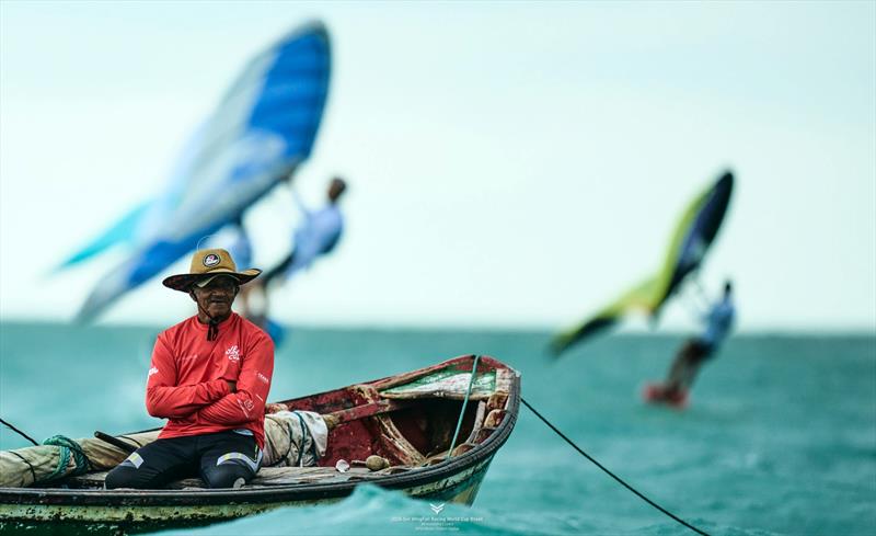 Local fishermen play an active role at the WingFoil Racing World Cup - photo © IWSA media / Robert Hajduk