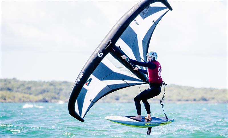 PredictWind Wingfoil National Championships. Wakatere Boating Club. Day 3 - Saturday 9 March photo copyright Suellen Hurling taken at Wakatere Boating Club and featuring the Wing Foil class