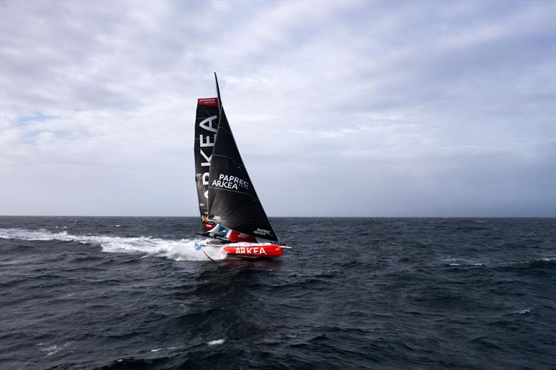 Zhik proudly backs Yoann Richomme and Paprec Arkea on his 2024 Vendée Globe journey photo copyright Gauthier Lebec / Paprec Arkea taken at  and featuring the  class